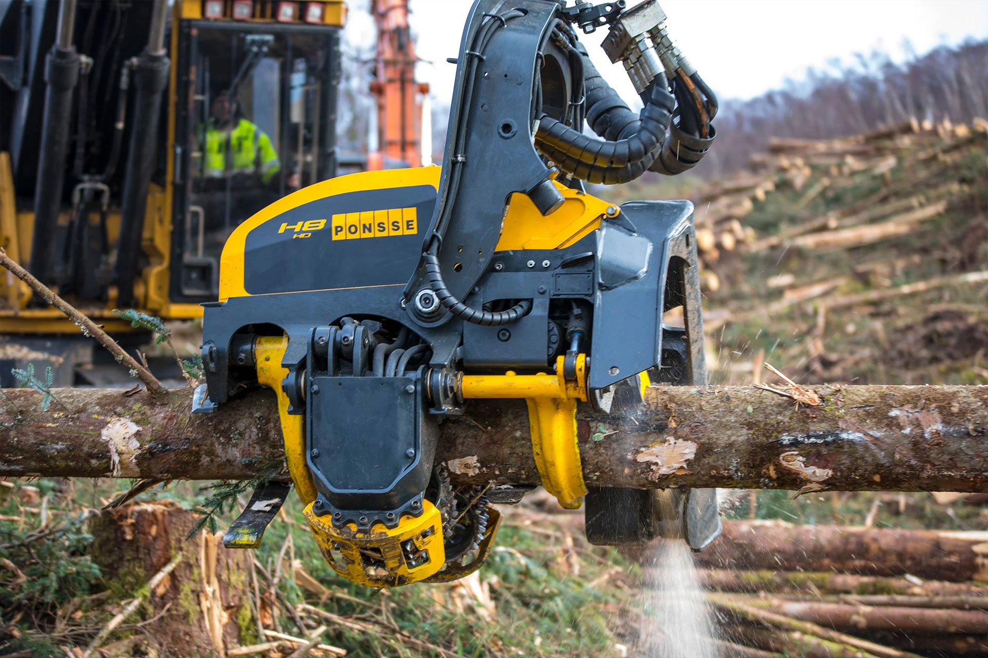 PONSSE H8HD ハーベスタヘッド