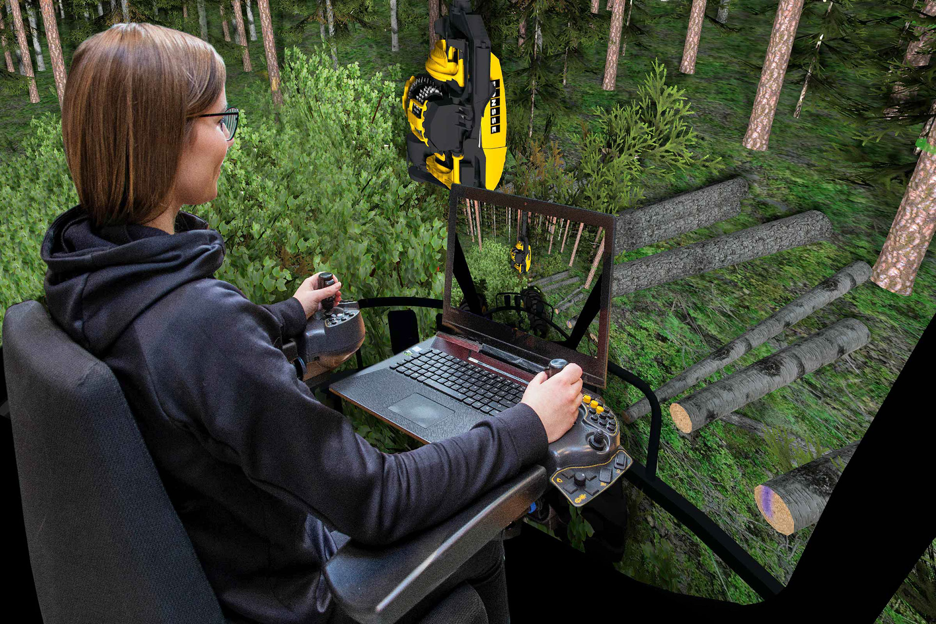 PONSSE BASIC SIMULATOR シミュレーター